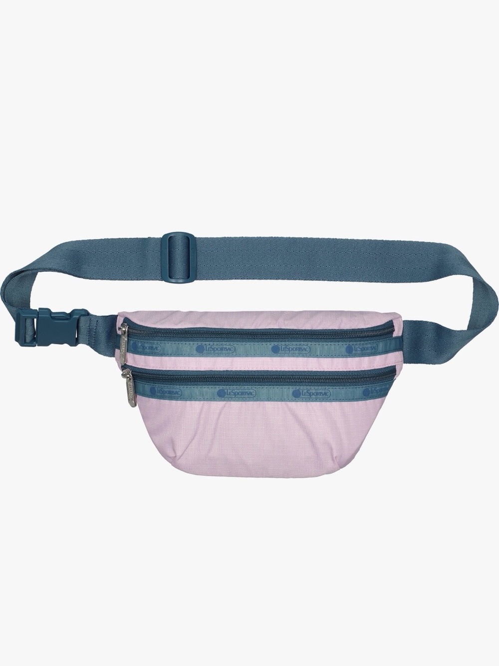 LeSportsac Everyday Ripstop Belt Bag Snow Pink / Blue Indigo NWT